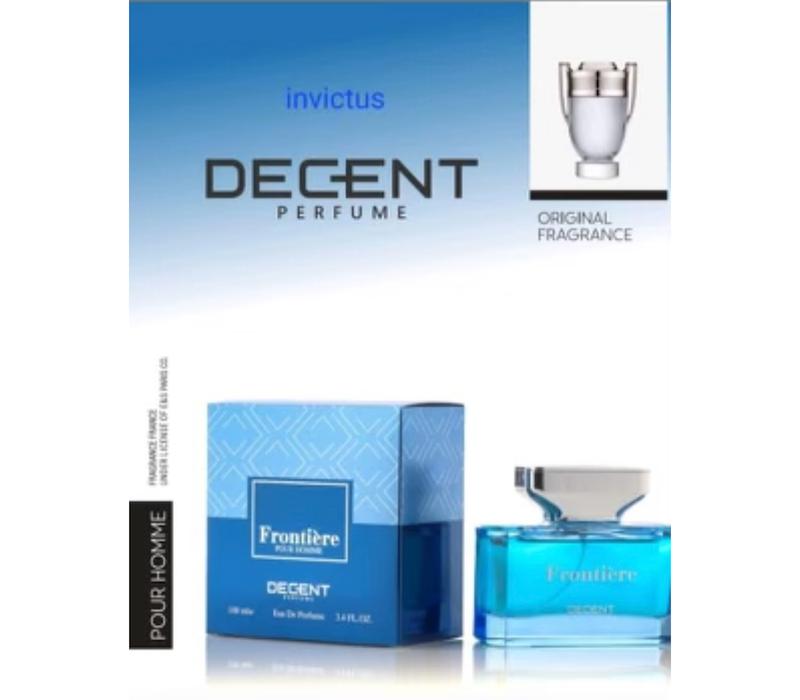 ادکلن برندDECENT دیسنت مردانه پرفیوم رایحه ی اورجینال اینوکتوس پرفیوم 100 میل مدل FRONTIERE