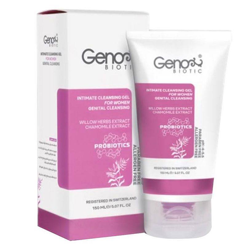 ژل بهداشتی پروبیوتیک بانوان ژنوبایوتیک Geno Biotic حجم 150 میلی لیتر
