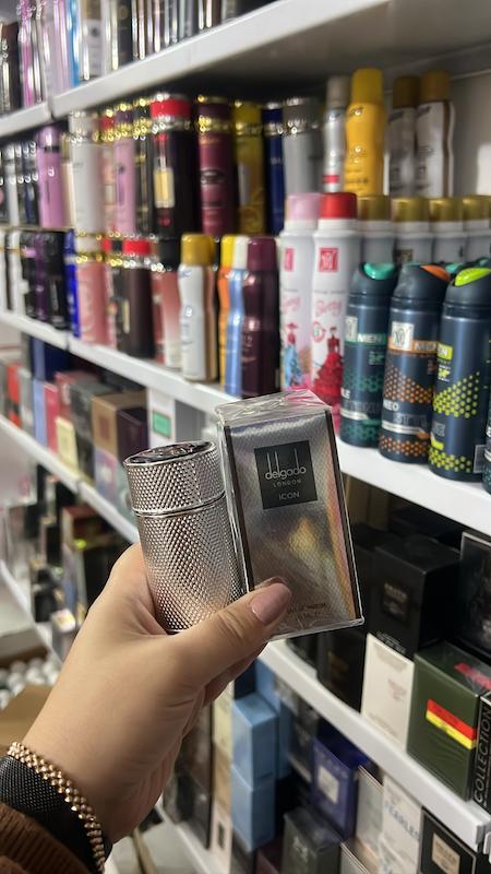 ادکلن مینیاتوری دلگادو DELGADO مردانه آیکون ICON حجم 25 میل