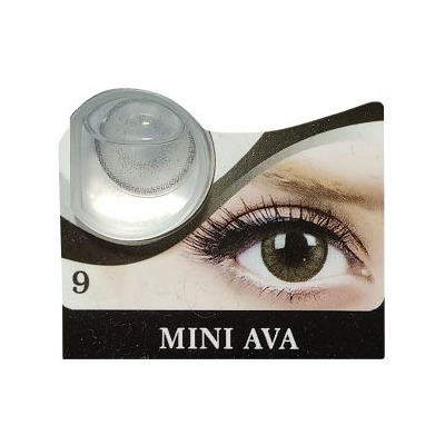 لنز رنگی سالانه Hera Grace هرا گریس MINI AVA 9 دور دار یخی خاکستری شماره 9