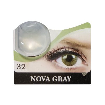 لنز رنگی سالانه Hera Grace هرا گریس Nova Gray 32 دور دار سبز شماره 32