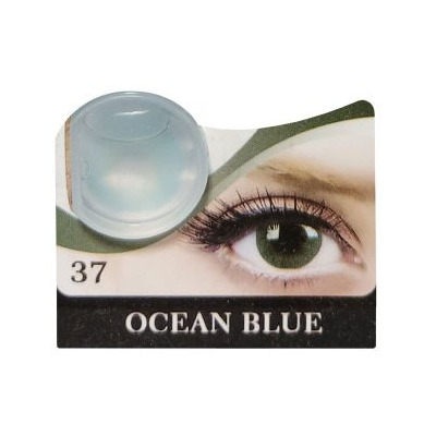 لنز رنگی سالانه Hera Grace هرا گریس OCEAN BLUE 37 سبز آبی فیروزه ای شماره 37