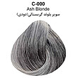 رنگ مو پلو بیوتی POLO حجم 100 میلی لیتر شماره C-000 سوپر بلوند کریستالی (دودی ) (بدون سولفات)