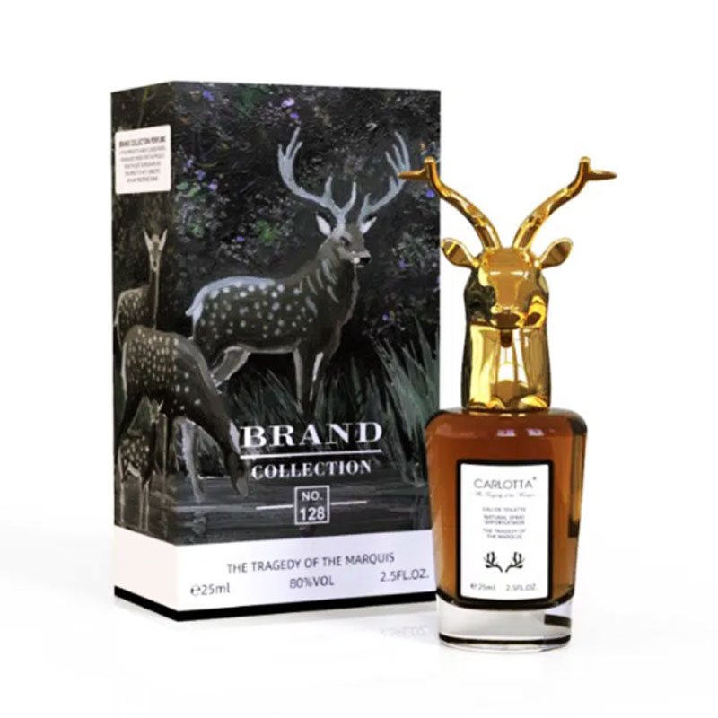 عطر ادکلن مردانه پنهالیگونز د تراژدی آف لورد جورج برند کاکشن کد 128 (Brand Collection Penhaligon’s The Tragedy of Lord George) حجم 25 میل 