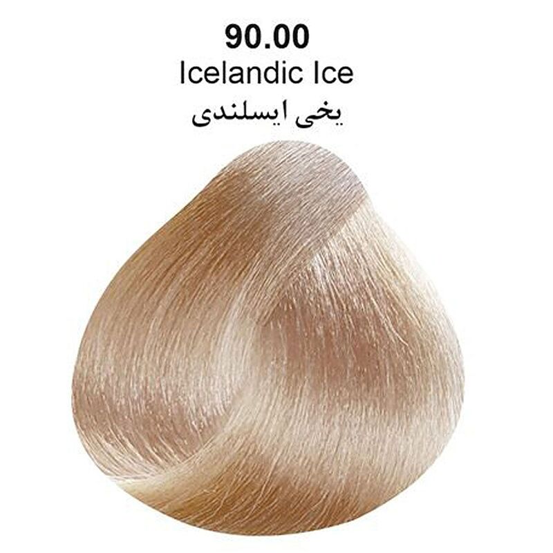 رنگ مو پلو بیوتی POLO حجم 100 میلی لیتر شماره 90.00 یخی ایسلندی (بدون سولفات)