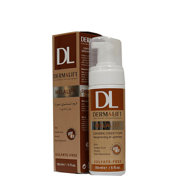 فوم شستشوی صورت ملالیفت MELALIFT روشن کننده درمالیفت DERMALIFT حجم 150 میل