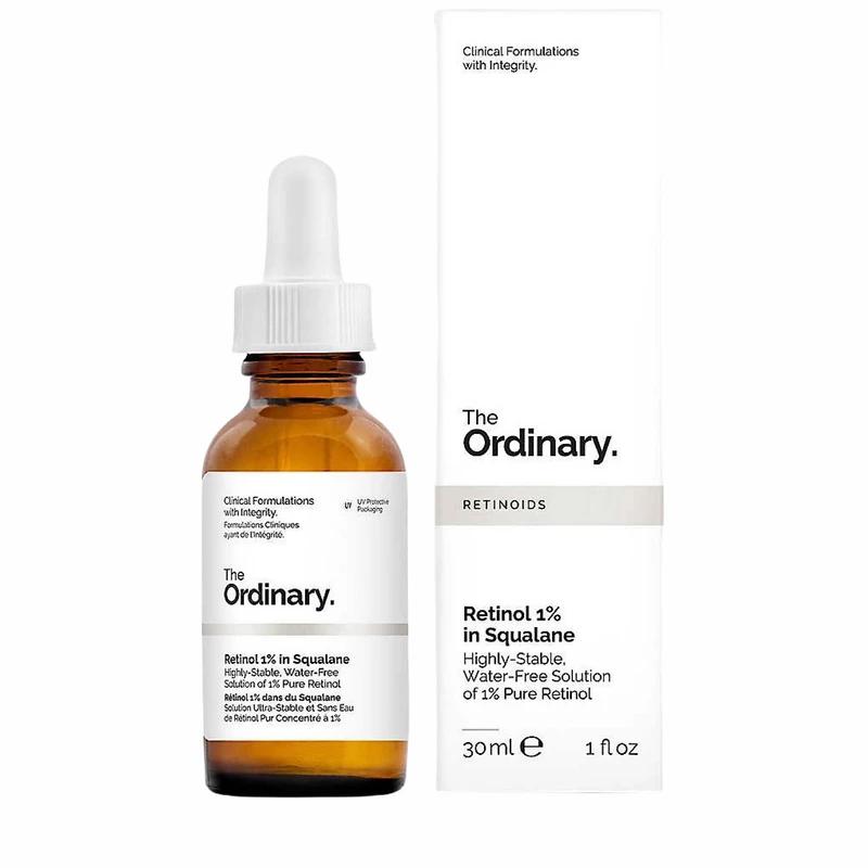  سرم رتینول 1% اوردینری ضد چروک پوست (30mL) دارای پچ کد و سریال نامبر اصالت Ordinary