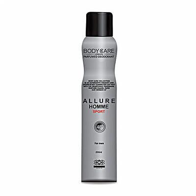 اسپری بدن بادی کر Body Care مردانه رایحه آلور هوم  ALLURE HOMME  حجم 200 میل