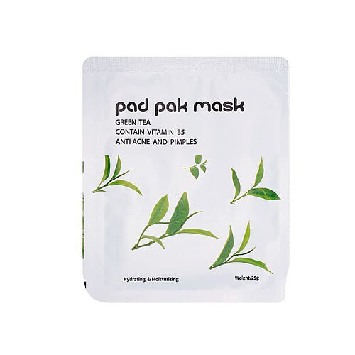 ماسک ورقه ای آبرسان صورت چای سبز پد پاک Pad Pak