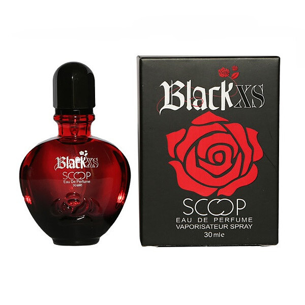 عطر ادکلن جیبی زنانه اسکوپ SCOOP مدل بلک ایکس اس Black XS حجم 30 میل