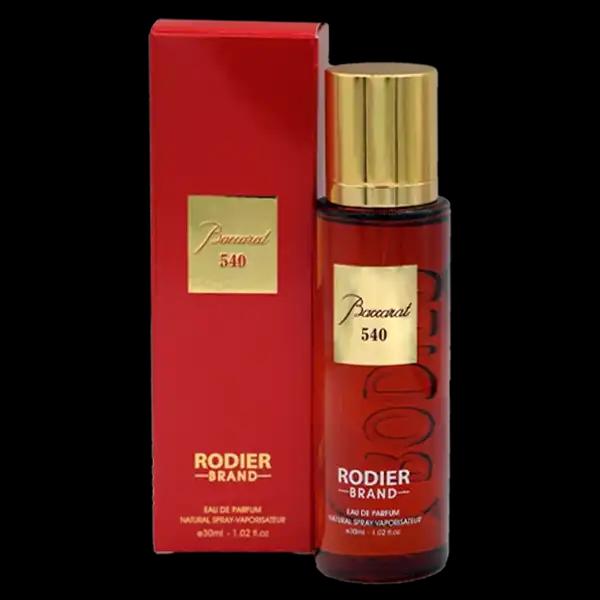 ادکلن عطر جیبی زنانه رودیر RODIER مدل باکارات رژ قرمز Baccarat 540 حجم 30 میل