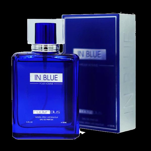 ادکلن (ادو پرفیوم) مردانه رودیر پلاس rodier plus مدل IN BLUE (بلوشنل) حجم 100 میلی لیتر