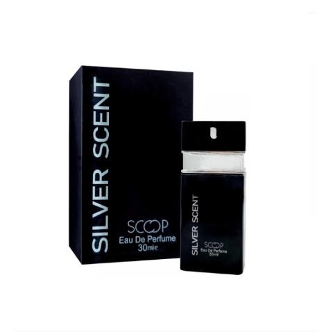 عطر ادکلن جیبی مردانه اسکوپ SCOOP مدل سیلور سنت SILVER SCENT حجم 30 میل