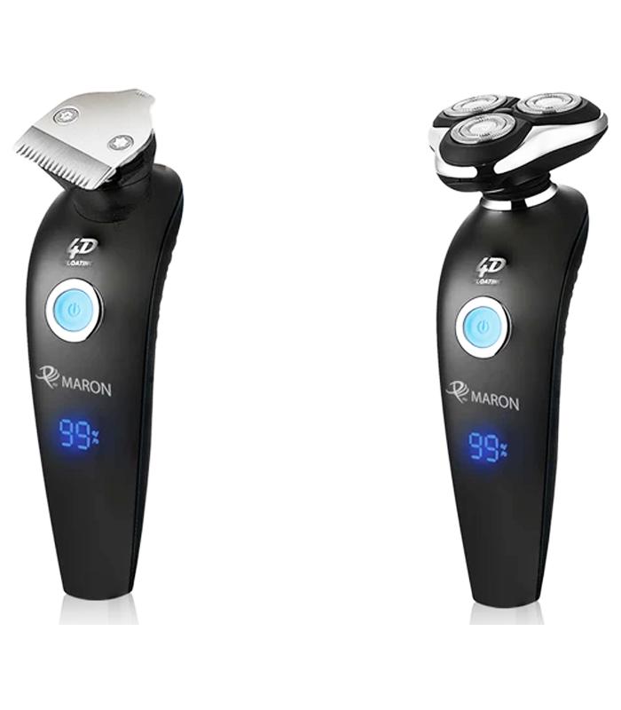 ریش تراش سه تیغ پرومارون Pro Maron مدل RL-727 ضد آب با برش چرخشی