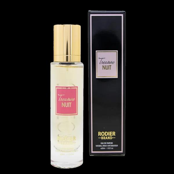 ادکلن عطر جیبی زنانه رودیر RODIER مدل ترزور نویت Treasure Nuit حجم 30 میل
