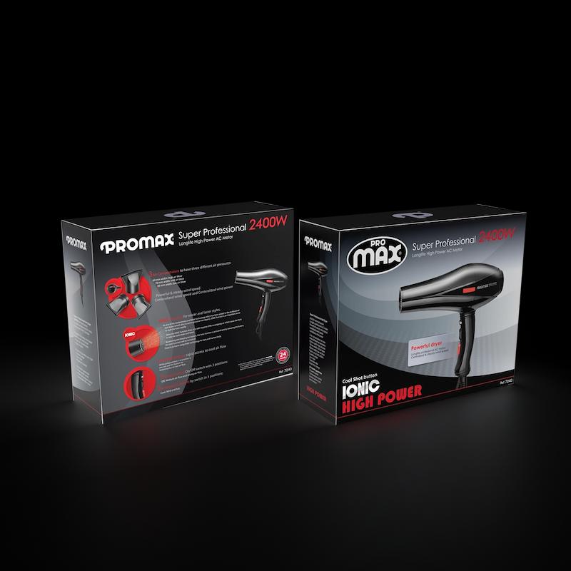 سشوار حرفه ای 2400 وات پرومکس PROMAX مدل 7240