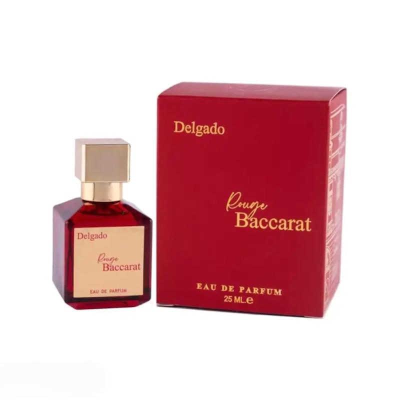 ادکلن مینیاتوری دلگادو DELGADO زنانه باکارات رژ قرمز Baccarat Rouge حجم 25 میل