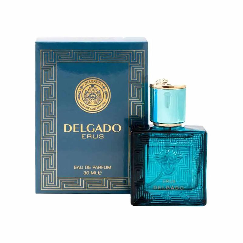 ادکلن مینیاتوری دلگادو DELGADO مردانه مدل اروس Erus حجم 25 میل