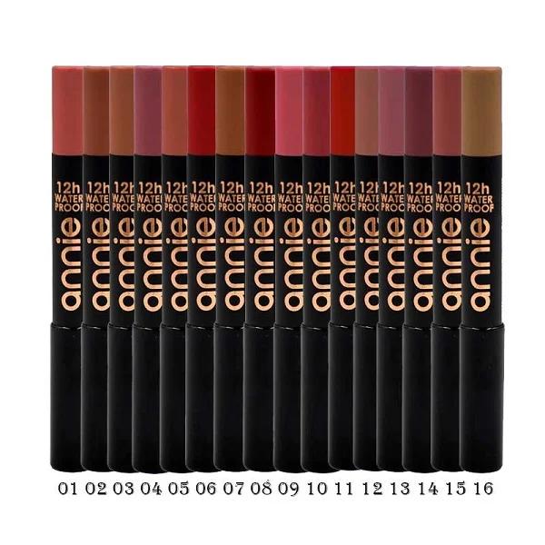 رژ لب مدادی مات آنیه annie شماره 12