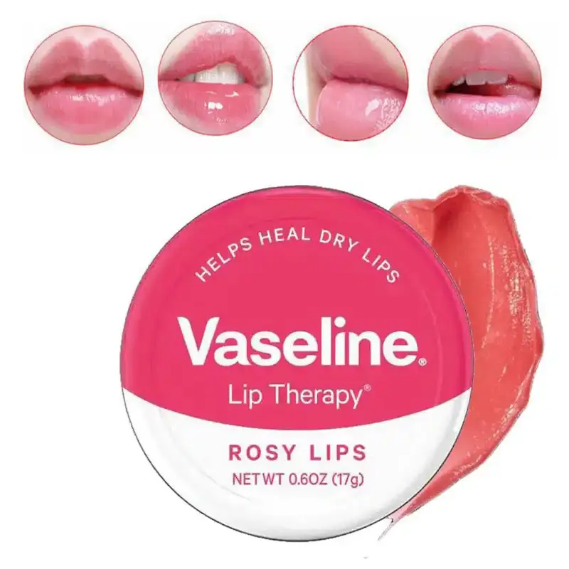 بالم لب وازلین vaseline مدل گل رز وزن 20 گرم