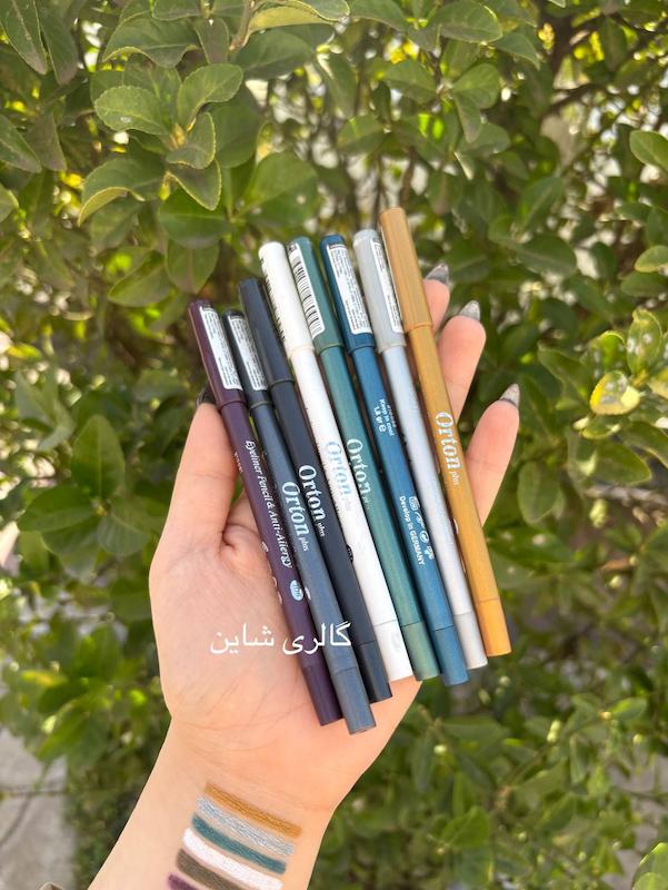 مداد چشم شمعی رنگی آنتی آلرژی و ضدآب اورتون Orton Plus Anti Allergy Eyeliner Pencil