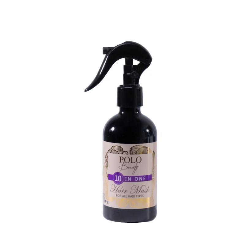 ماسک مو 10 کاره بدون آبکشی مناسب موهای آسیب دیده پلو بیوتی POLO (فاقد سولفات) حجم 220 میل