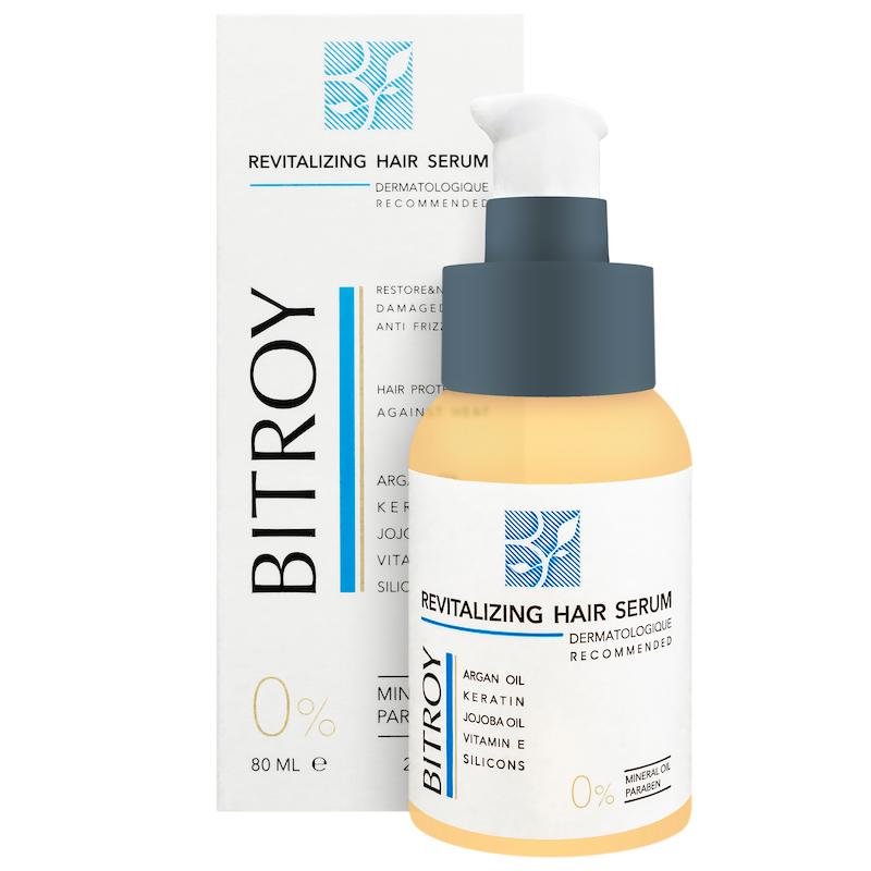 سرم موی حاوی روغن آرگان و کراتین بیتروی BITROY حجم 80 میل