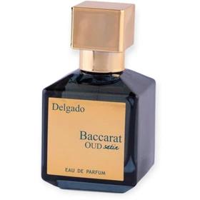 ادکلن مینیاتوری دلگادو DELGADO زنانه و مردانه مدل باکارات رژ اود مشکی Baccarat Rouge Oud Black حجم 25 میل
