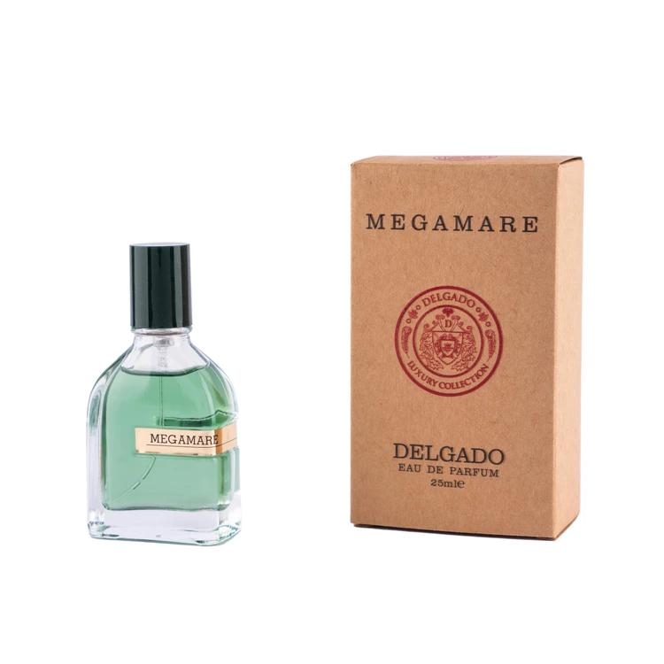 ادکلن مینیاتوری دلگادو DELGADO مردانه مدل مگاماره Megamare حجم 25 میل