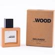 ادکلن مینیاتوری دلگادو DELGADO مردانه مدل وود قهوه ای WOOD حجم 25 میل