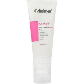 ژل شستشوی صورت ویتالیر Vitalayer مدل سنسی ویت مناسب پوست های حساس حجم 200 میل