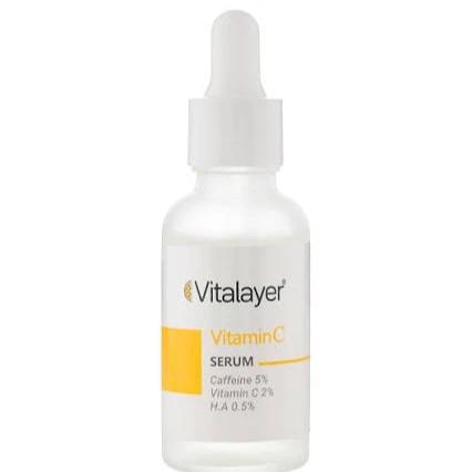 سرم دور چشم کافئین و ویتامین سی ویتالیر Vitalayer حجم 30 میل