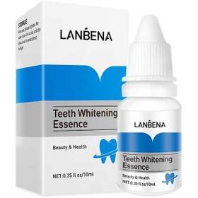 محلول سفید کننده فوری دندان لانبنا مدل اسنس حجم 10 میل (Lanbena Teeth Whitening Serum 10 Mil)