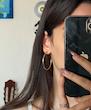 گوشواره حلقه ای ساده