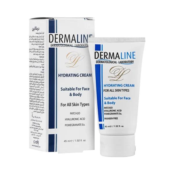 کرم آبرسان درمالاین DERMALINE حجم 45 میل