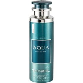 اسپری دئودورانت مردانه شارل SHSREL مدل بولگاری آکوا پورهوم Aqua Pour Homme حجم 200 میل