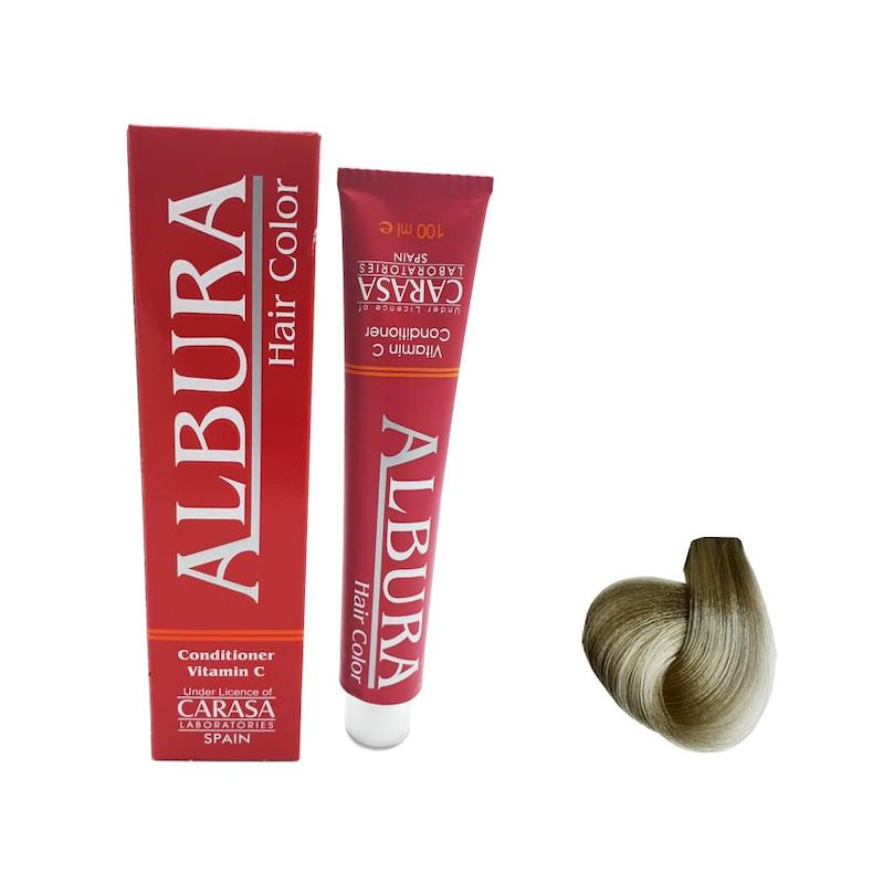 رنگ موی آلبورا ALBURA سری خاکستری A حجم 100 میل