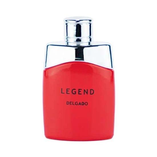 ادکلن مینیاتوری دلگادو DELGADO مردانه مدل لجند قرمز Red Legend حجم 25 میل