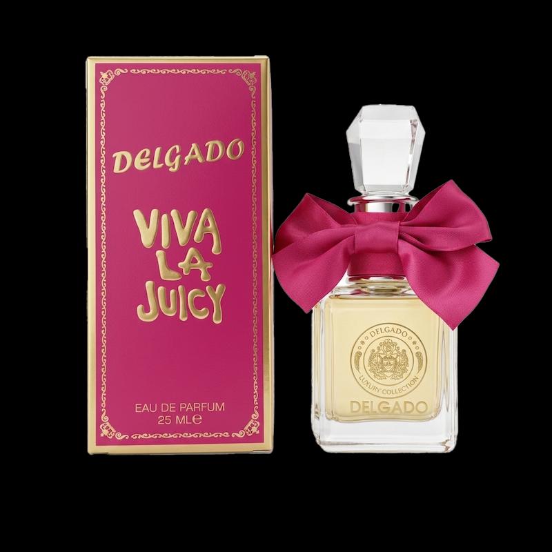 ادکلن مینیاتوری دلگادو DELGADO زنانه مدل ویوالا جویسی Viva La Juicy حجم 25 میل