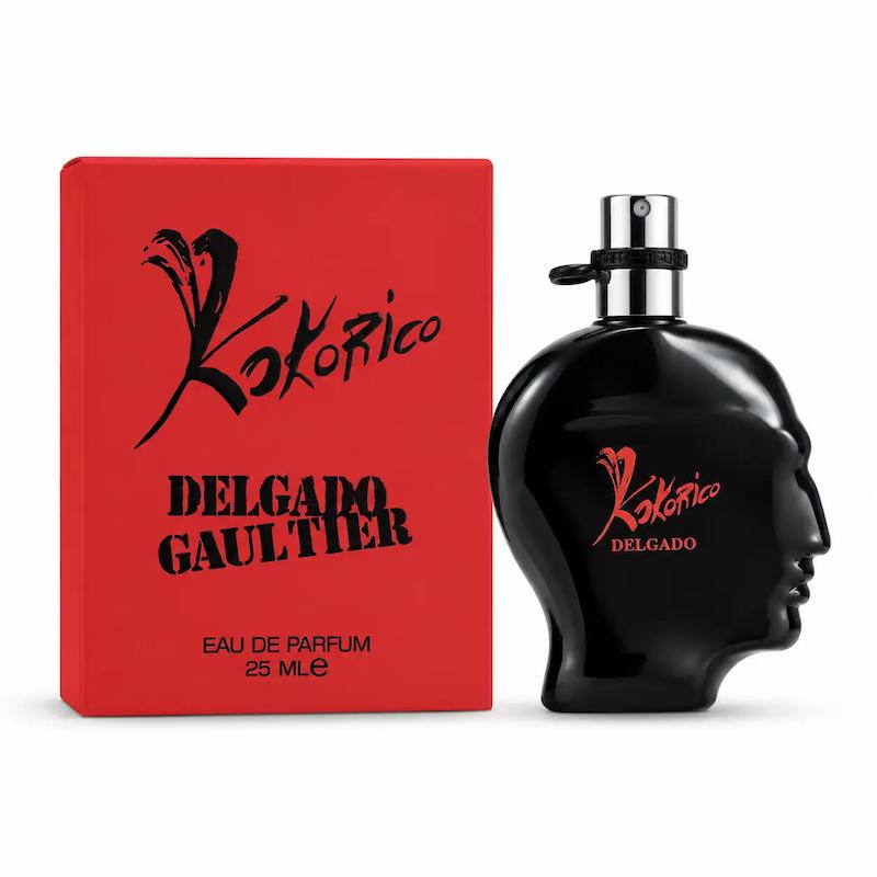 ادکلن مینیاتوری دلگادو DELGADO مردانه مدل کوکوریکو GAULTIER KOKORICO حجم 25 میل