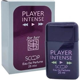 عطر ادکلن جیبی زنانه اسکوپ SCOOP مدل پلیر اینتنس PLAYER INTENSE حجم 25 میل