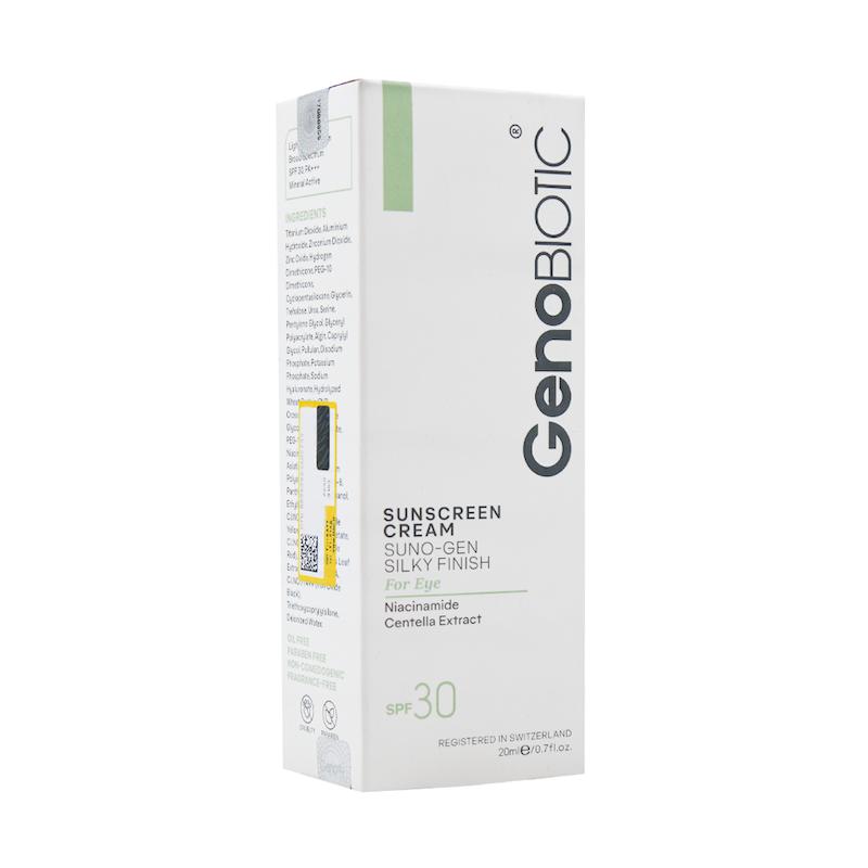 کرم ضدآفتاب فیدور چشم ژنوبایوتیک Genobiotic SPF30 حجم 20 میلی لیتر