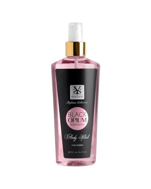  بادی اسپلش زنانه شمیاس SHAMYAS مدل بلک اپیوم Black Epium حجم 250 میل