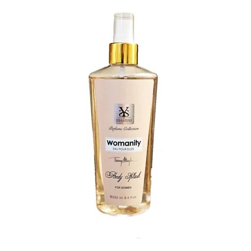 بادی اسپلش زنانه شمیاس SHAMYAS مدل تیری موگلر وومنیتی | Thierry Mugler Womanity حجم 250 میل