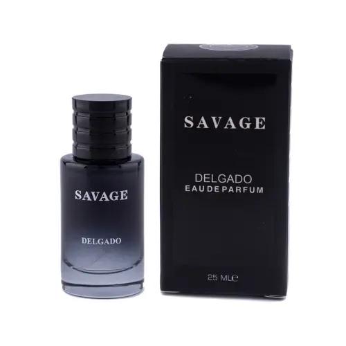 ادکلن مینیاتوری دلگادو DELGADO مردانه مدل ساواج Sauvage حجم 25 میل