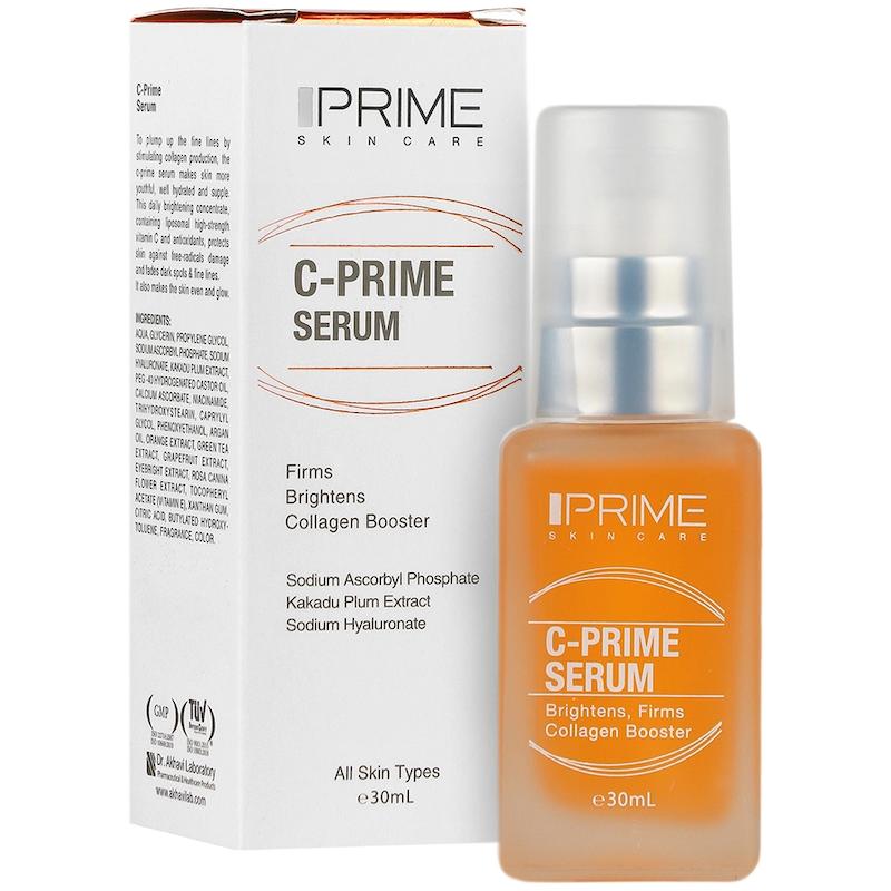 سرم ویتامین C روشن و سفت کننده صورت و گردن پریم PRIME (پرایم) مناسب هر نوع پوست حجم 30 میلی لیتر