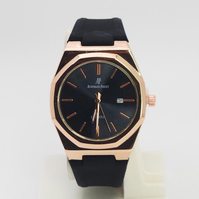 ساعت مچی مردانه اودمار پیگه 5760 Audemars Piguet با موتور کوارتز و بند سیلیکونی کد 4843