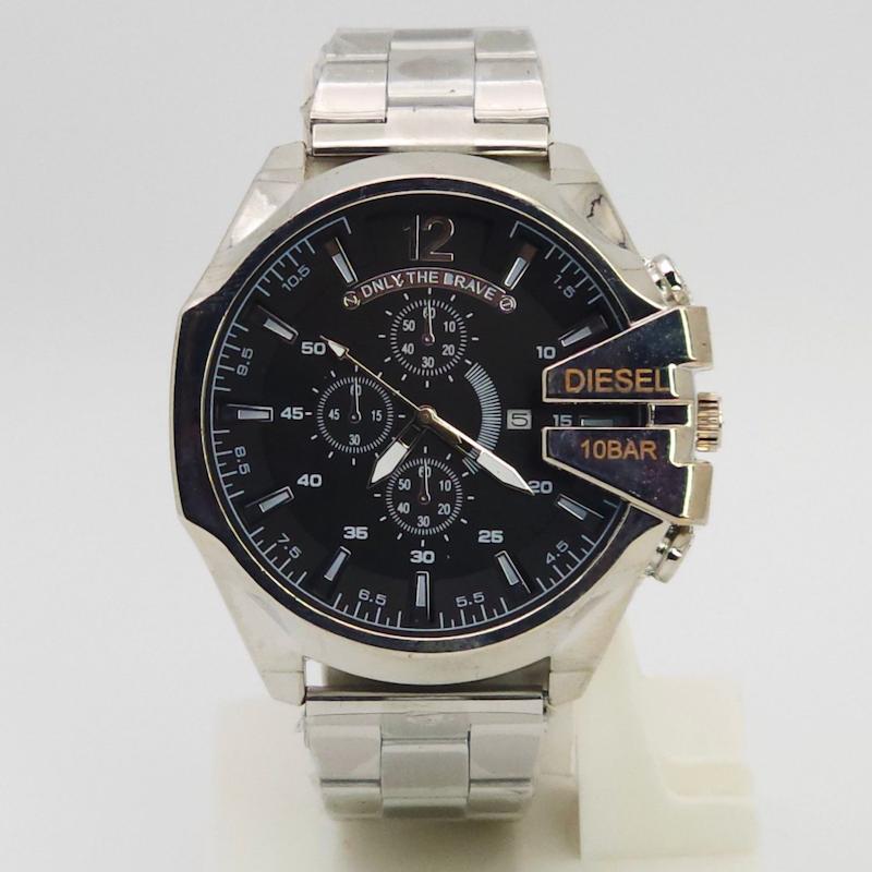 ساعت مچی مردانه دیزل شاخ دار Diesel سبک ۳موتوره و تاریخ دار کد 4863