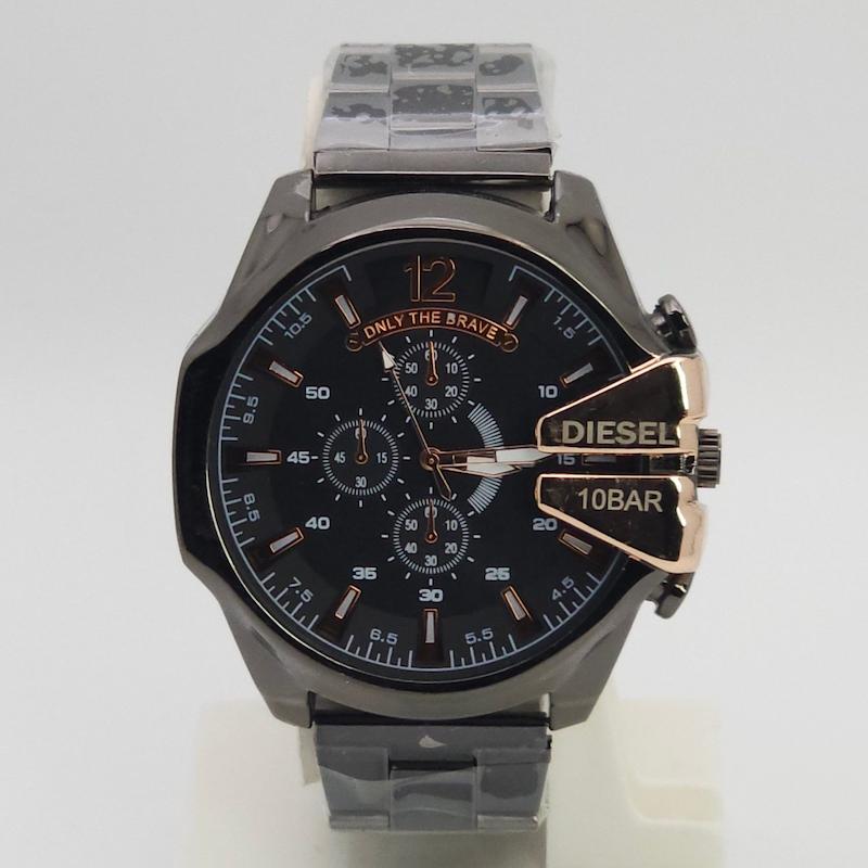 ساعت مچی مردانه دیزل شاخ دار Diesel سبک ۳موتوره و تاریخ دار کد 4865