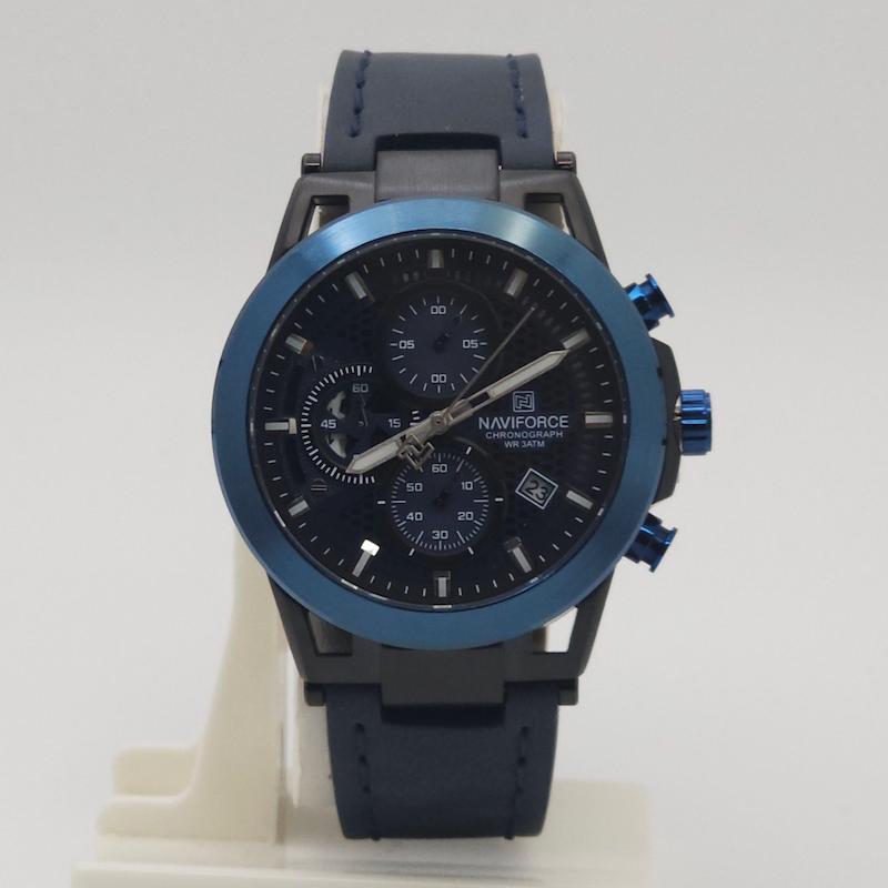 ساعت مچی مردانه نیوی فورس Naviforce 8073 کرنوگراف ۳موتور فعال کد 4873